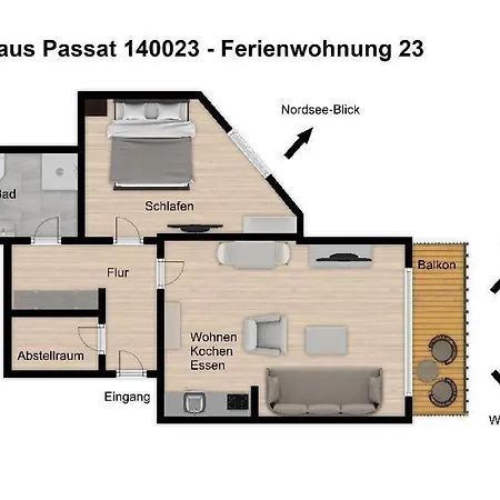 Haus Passat 23 Apartmán *